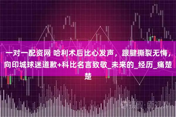 一对一配资网 哈利术后比心发声，跟腱撕裂无悔，向印城球迷道歉+科比名言致敬_未来的_经历_痛楚